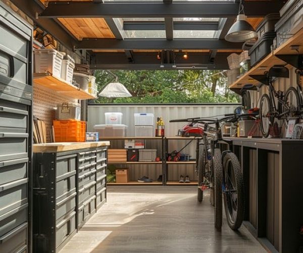 organized-garage-interior-stockcake